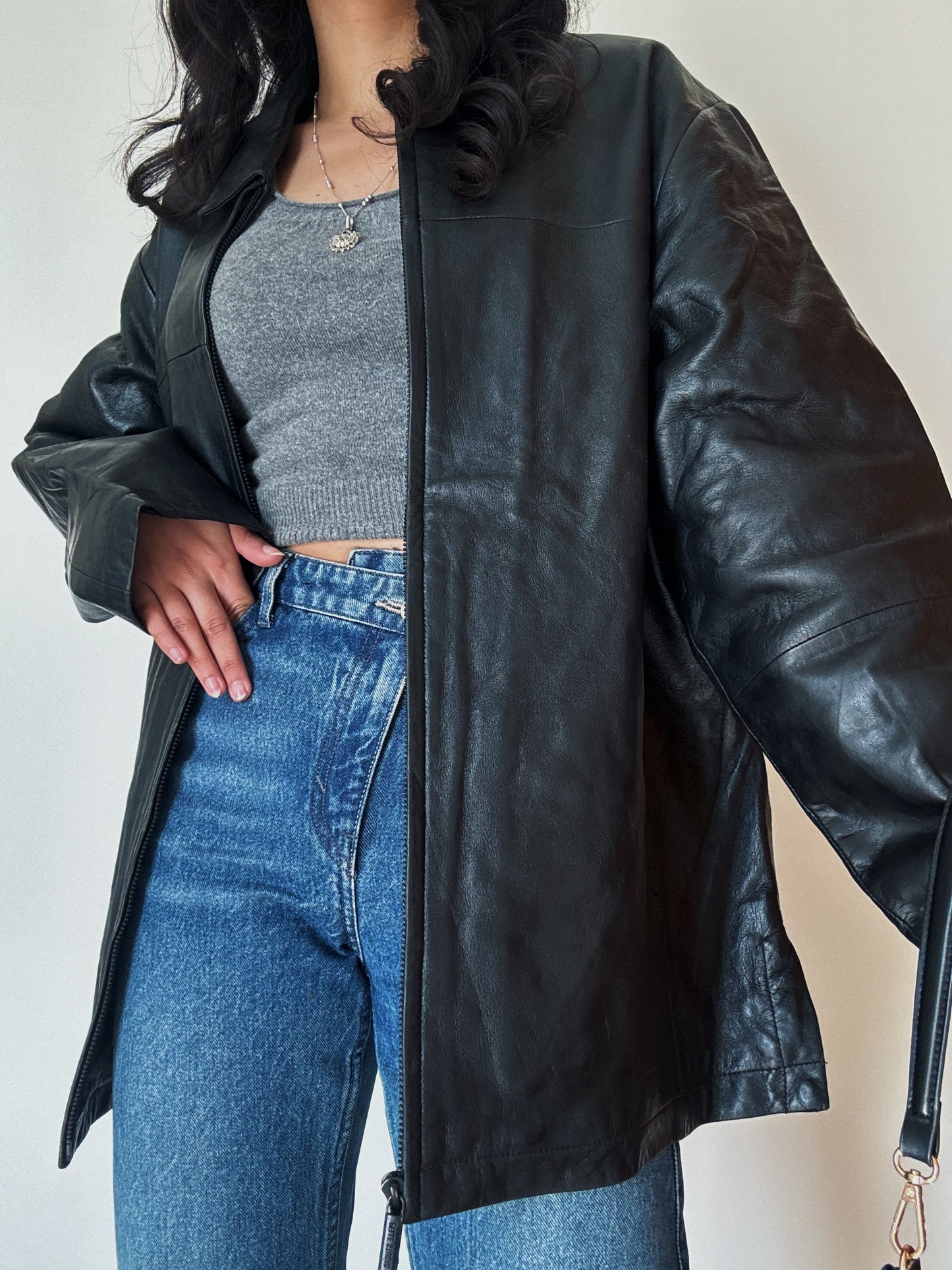 Willsons Leather Black Jacket (genuine leather)
