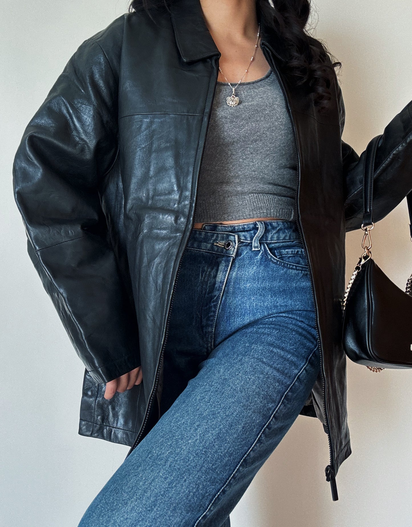 Willsons Leather Black Jacket (genuine leather)