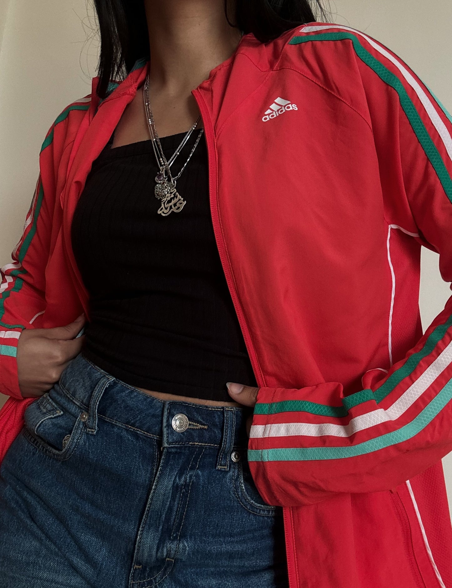 Adidas Pink Running Jacket