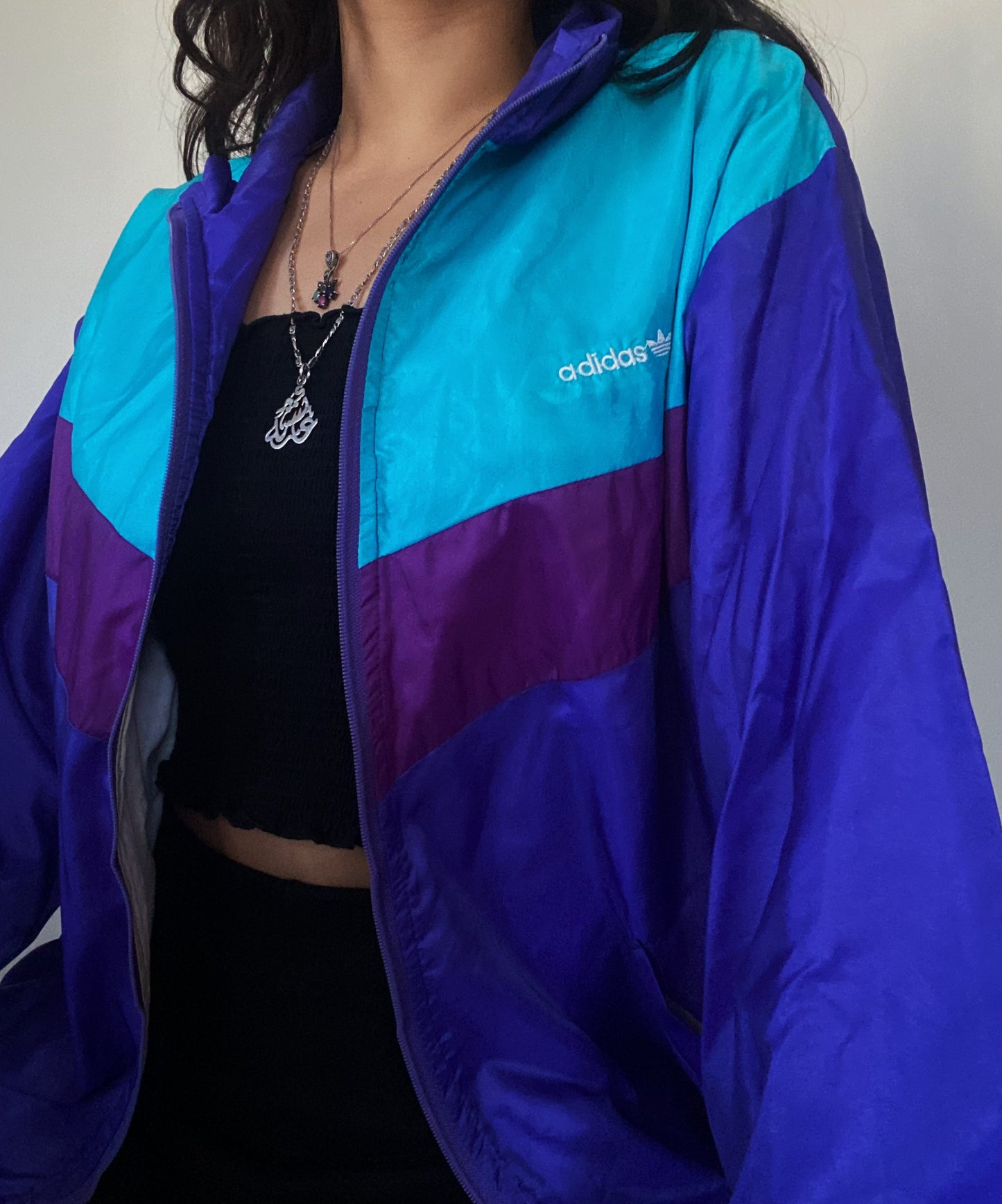 Vintage Adidas Purple Windbreaker