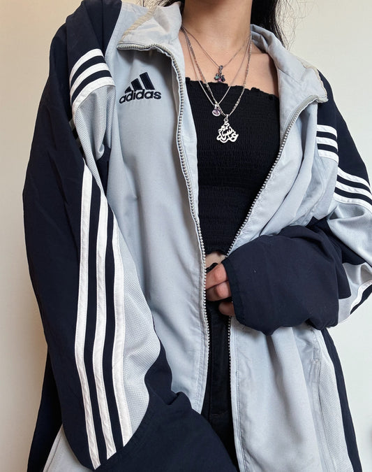 Adidas Vintage Grey Windbreaker