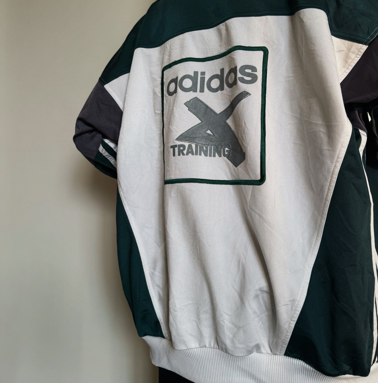 Vintage Adidas Green Windbreaker