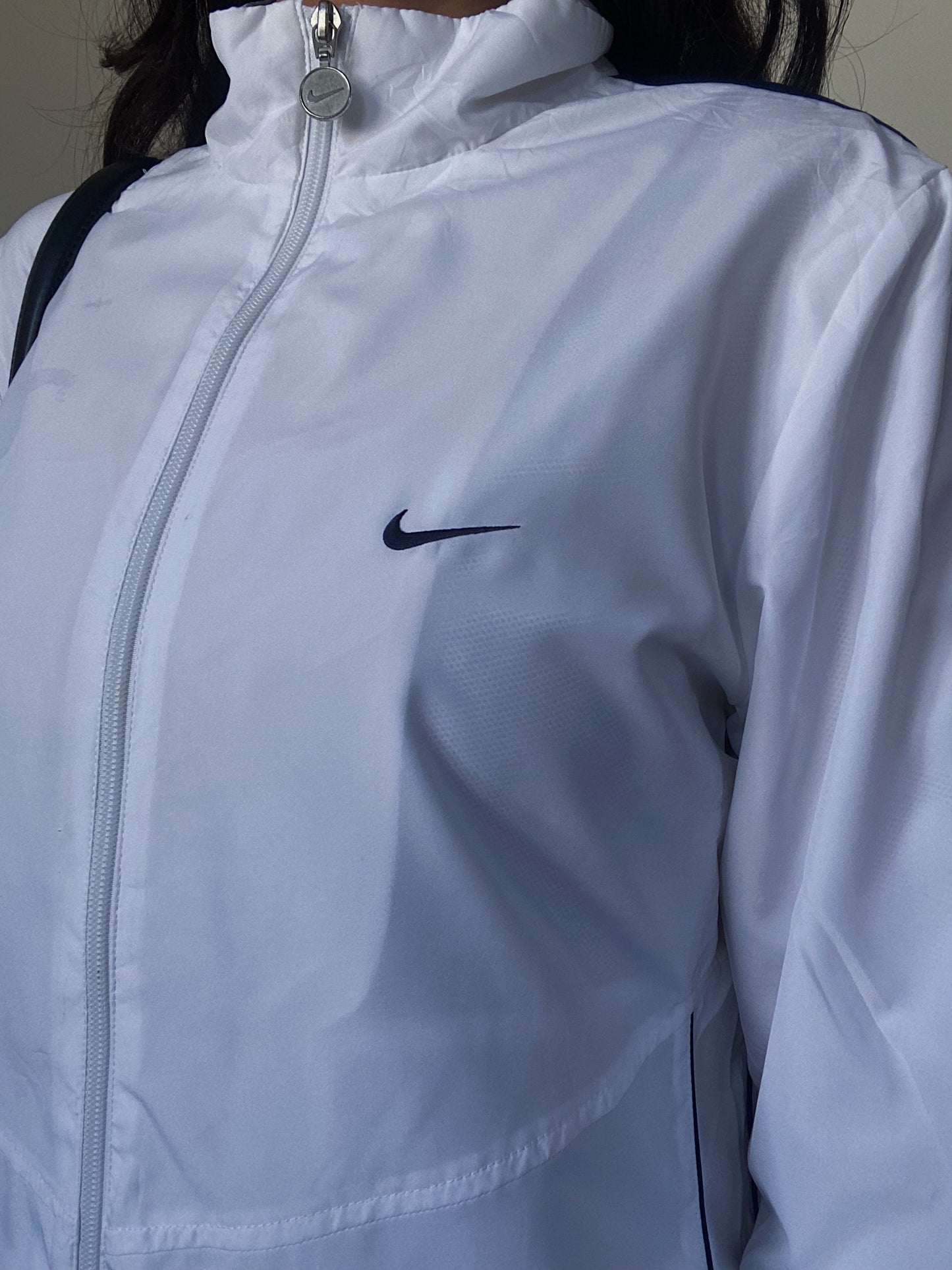 Nike White Windbreaker