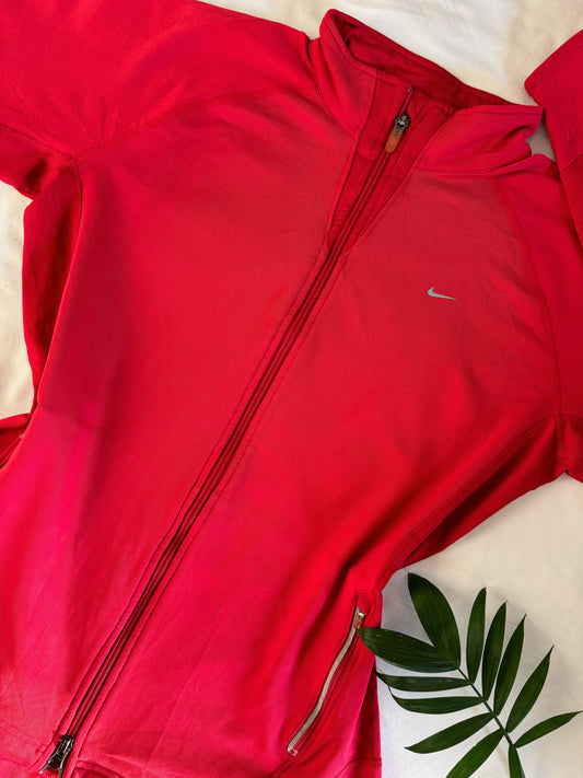 Nike Red Zip Up