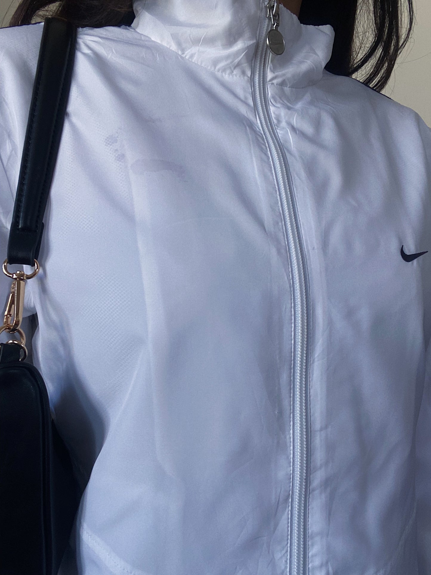 Nike White Windbreaker