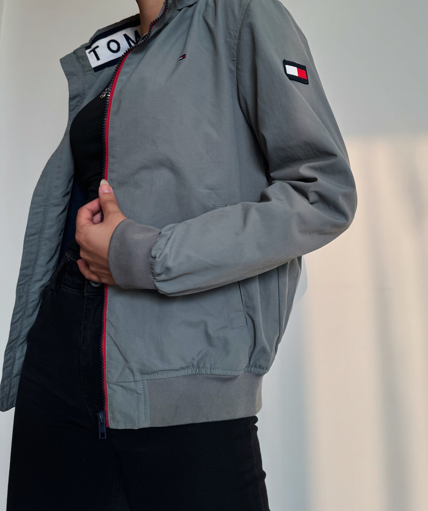 Tommy Hilfiger Grey Windbreaker