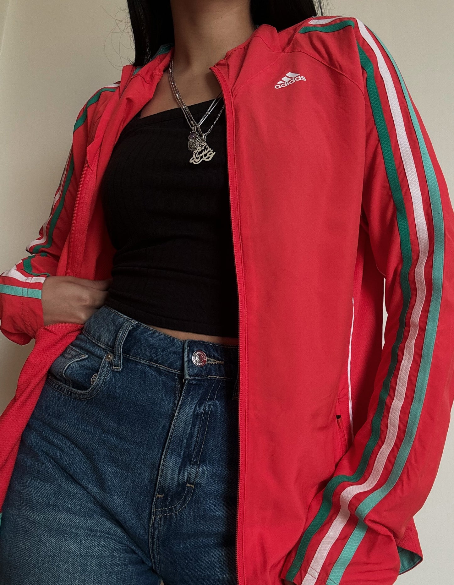 Adidas Pink Running Jacket