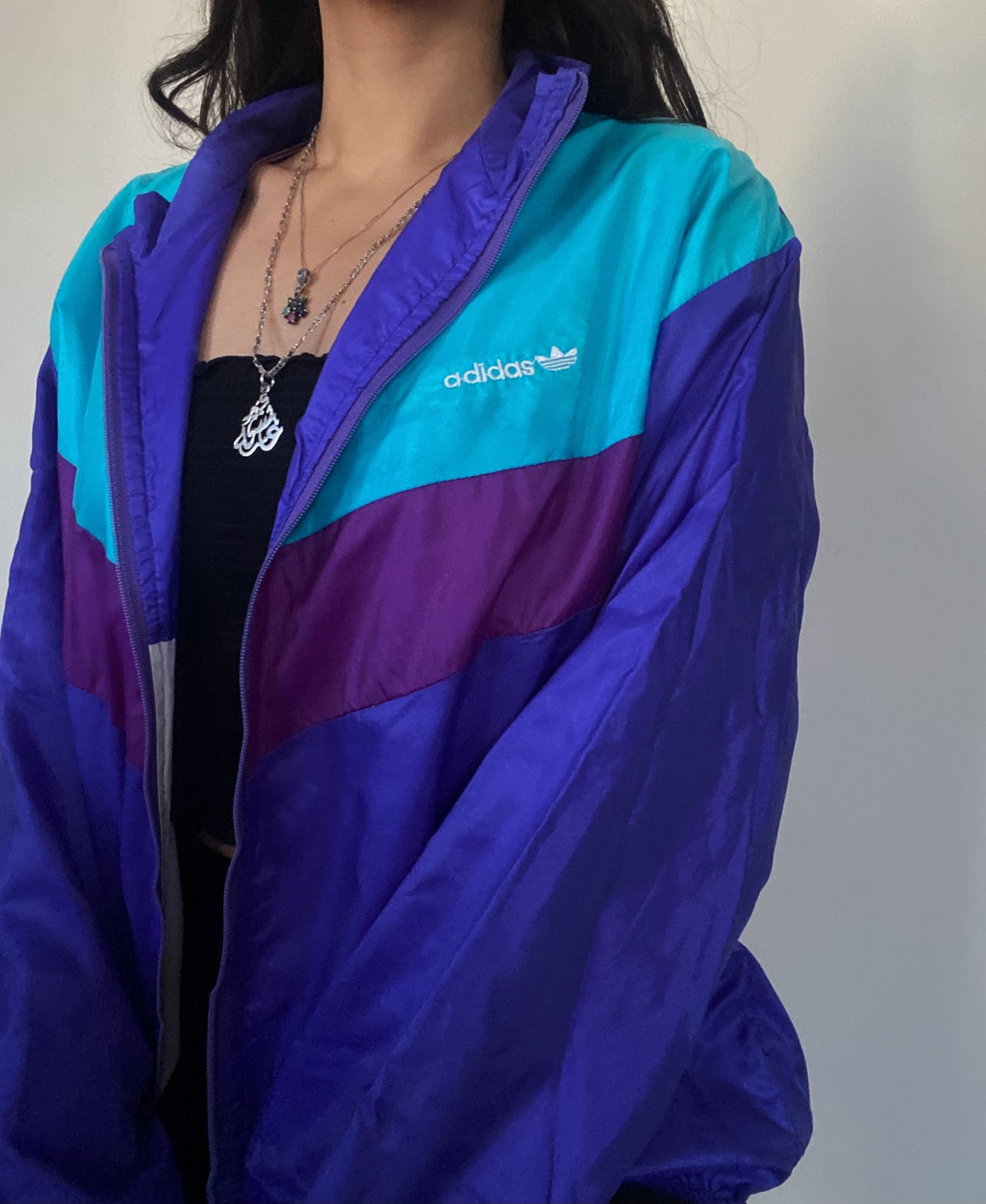 Vintage Adidas Purple Windbreaker