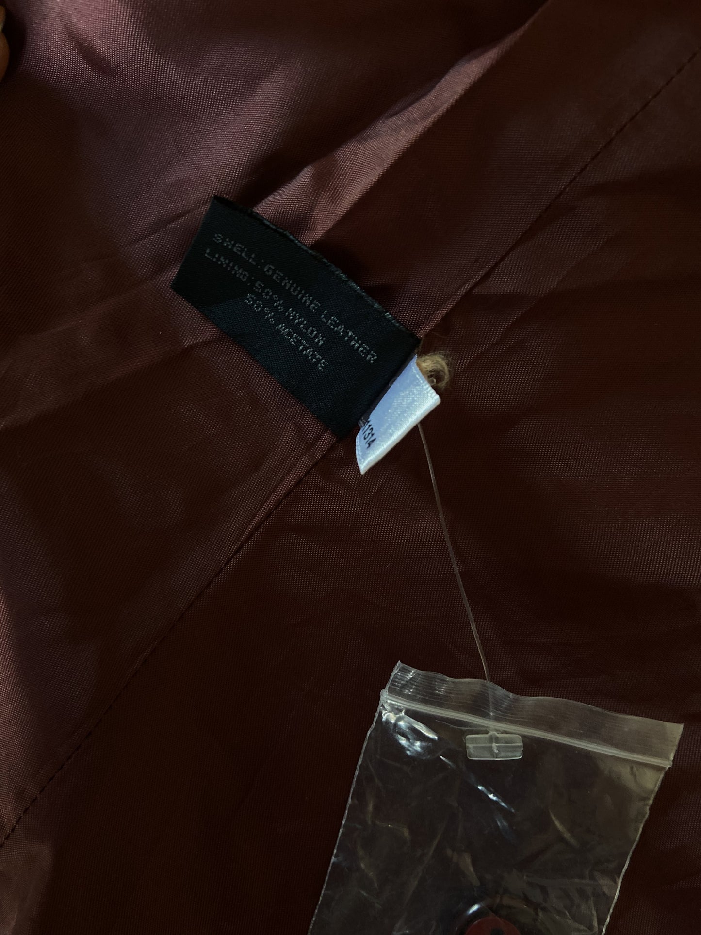 Brown Leather Blazer (Genuine Leather)