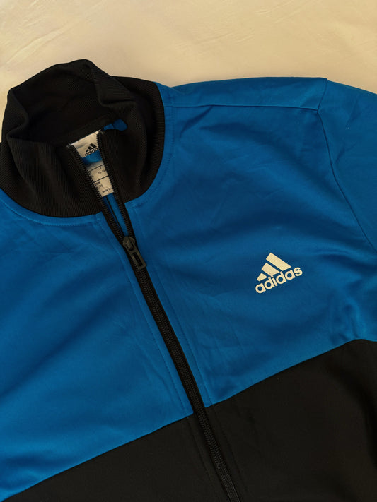 Adidas Black Blue Zip Up