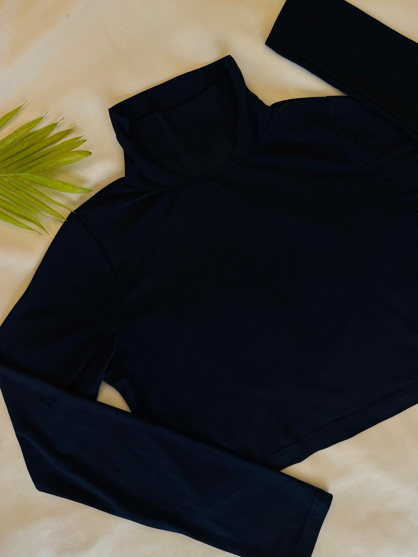 Navy Blue Backless Top