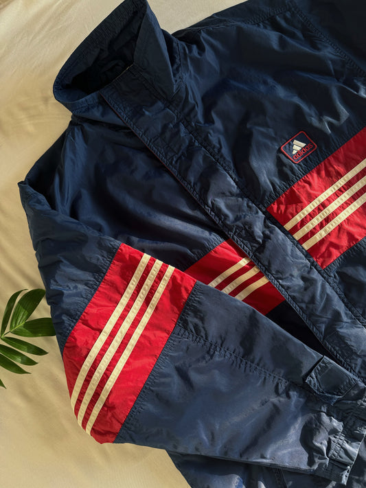 Adidas Blue Windbreaker