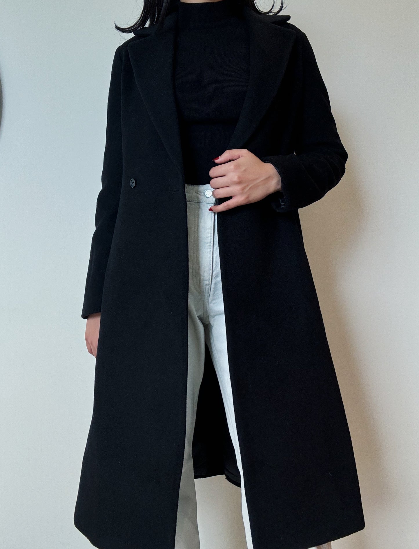 Black Classic Coat (70% Coat)