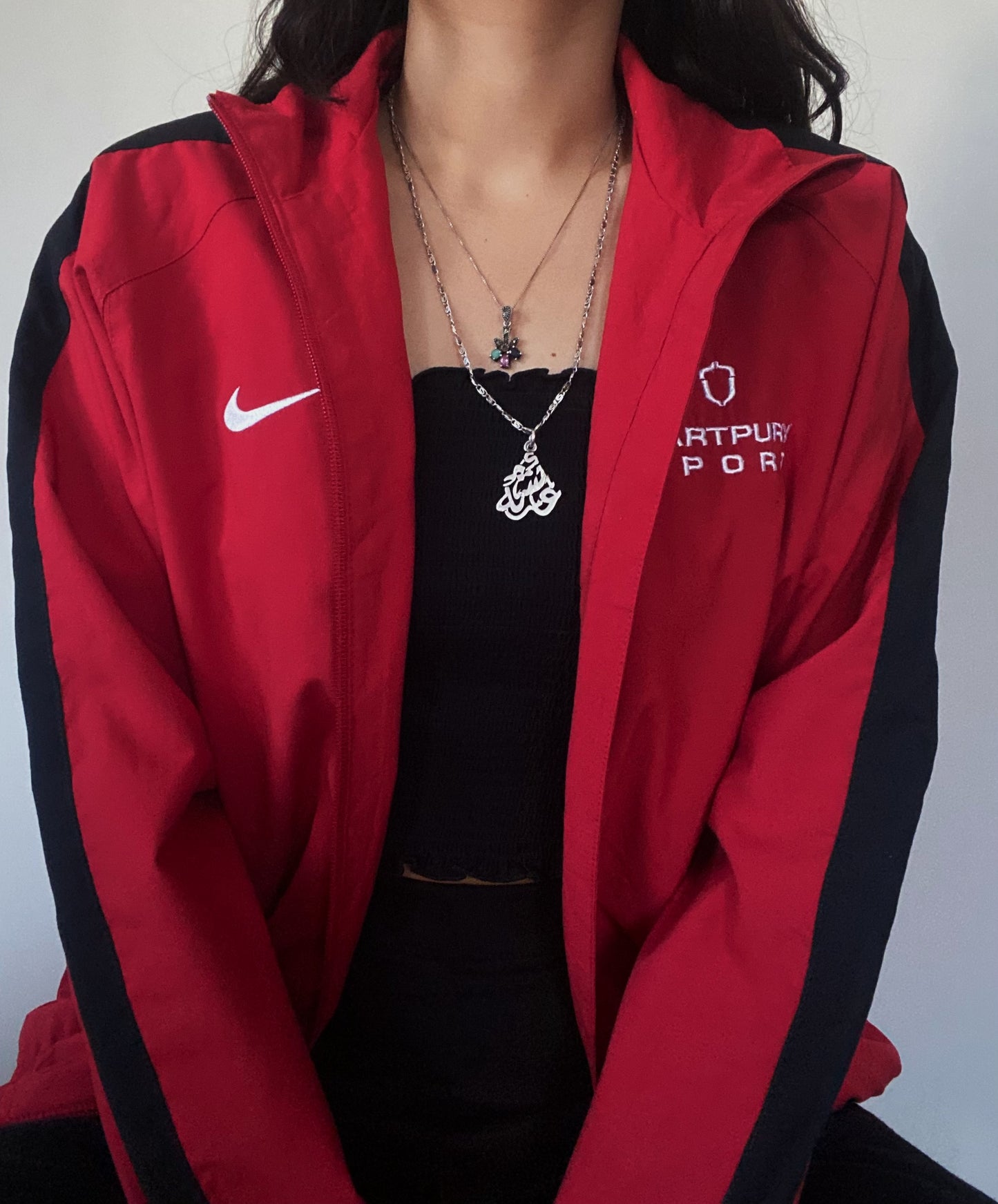 Nike Red Windbreaker