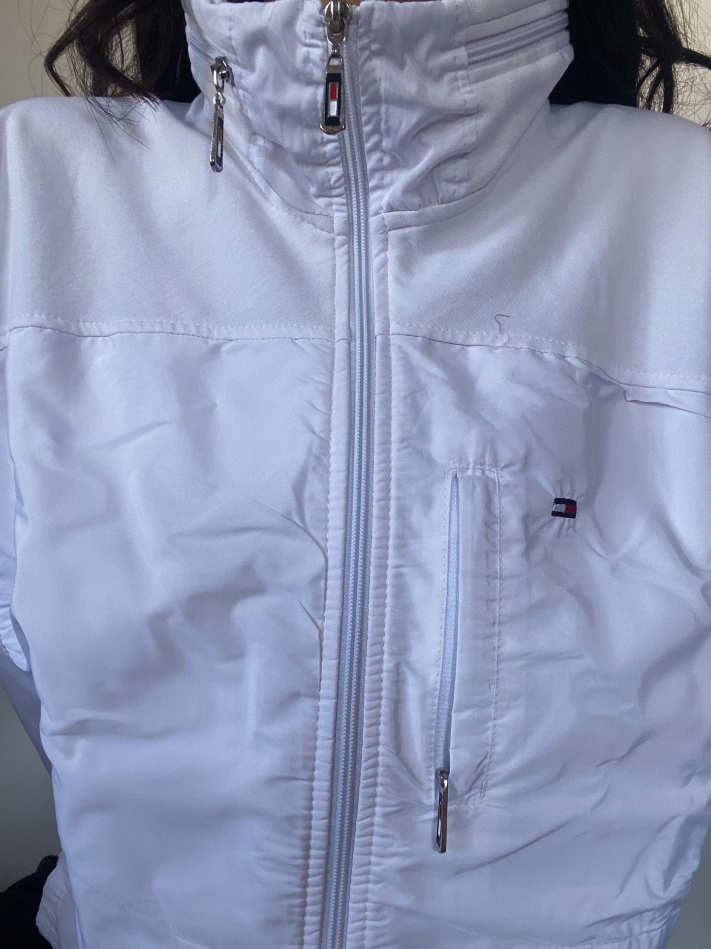 Tommy Hilfiger White Windbreaker