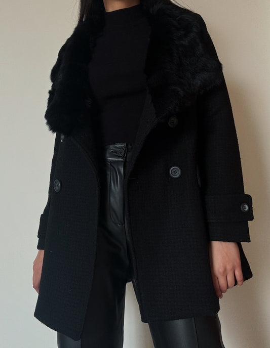 Black Fur Coat