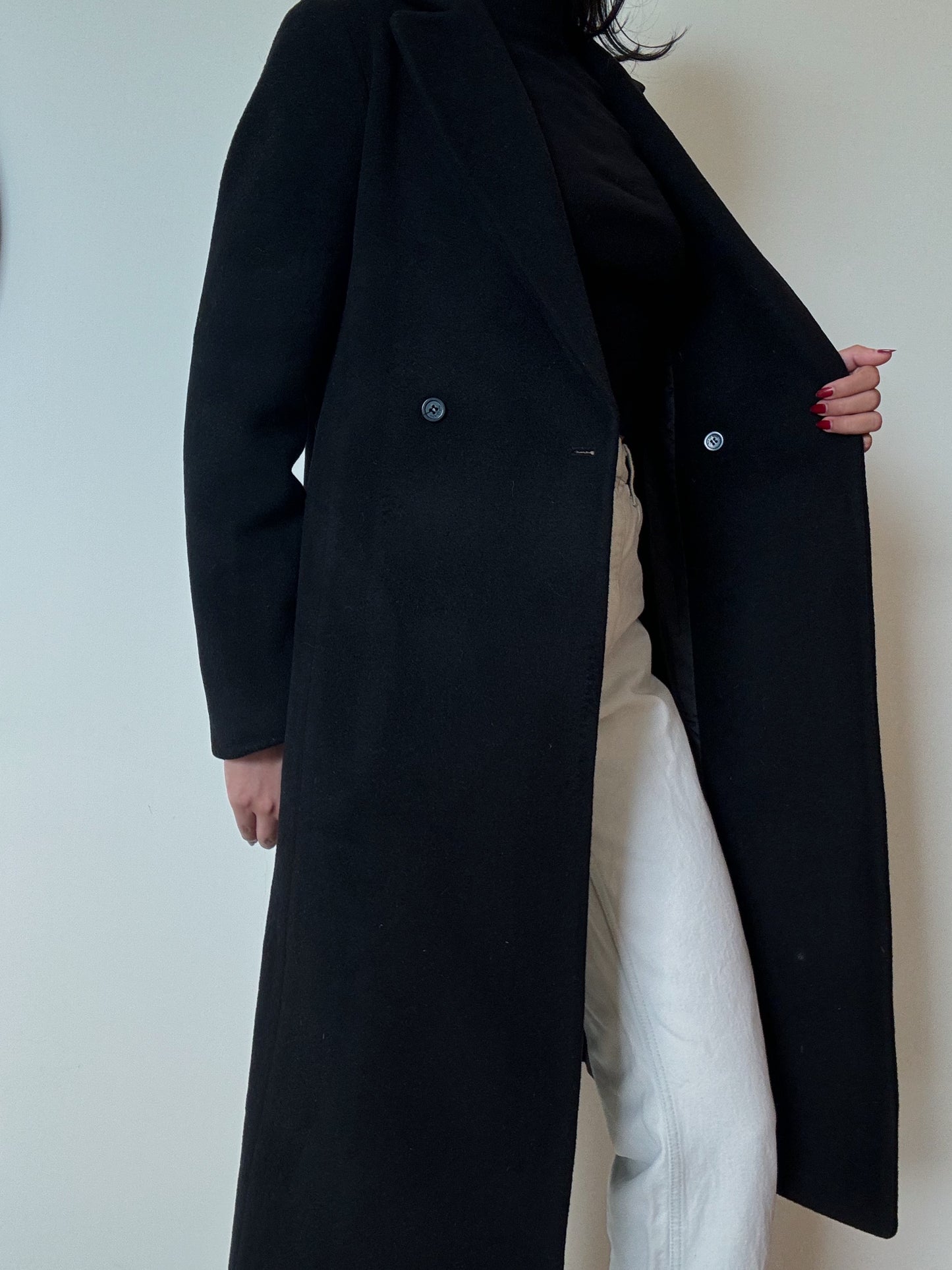 Black Classic Coat (70% Coat)