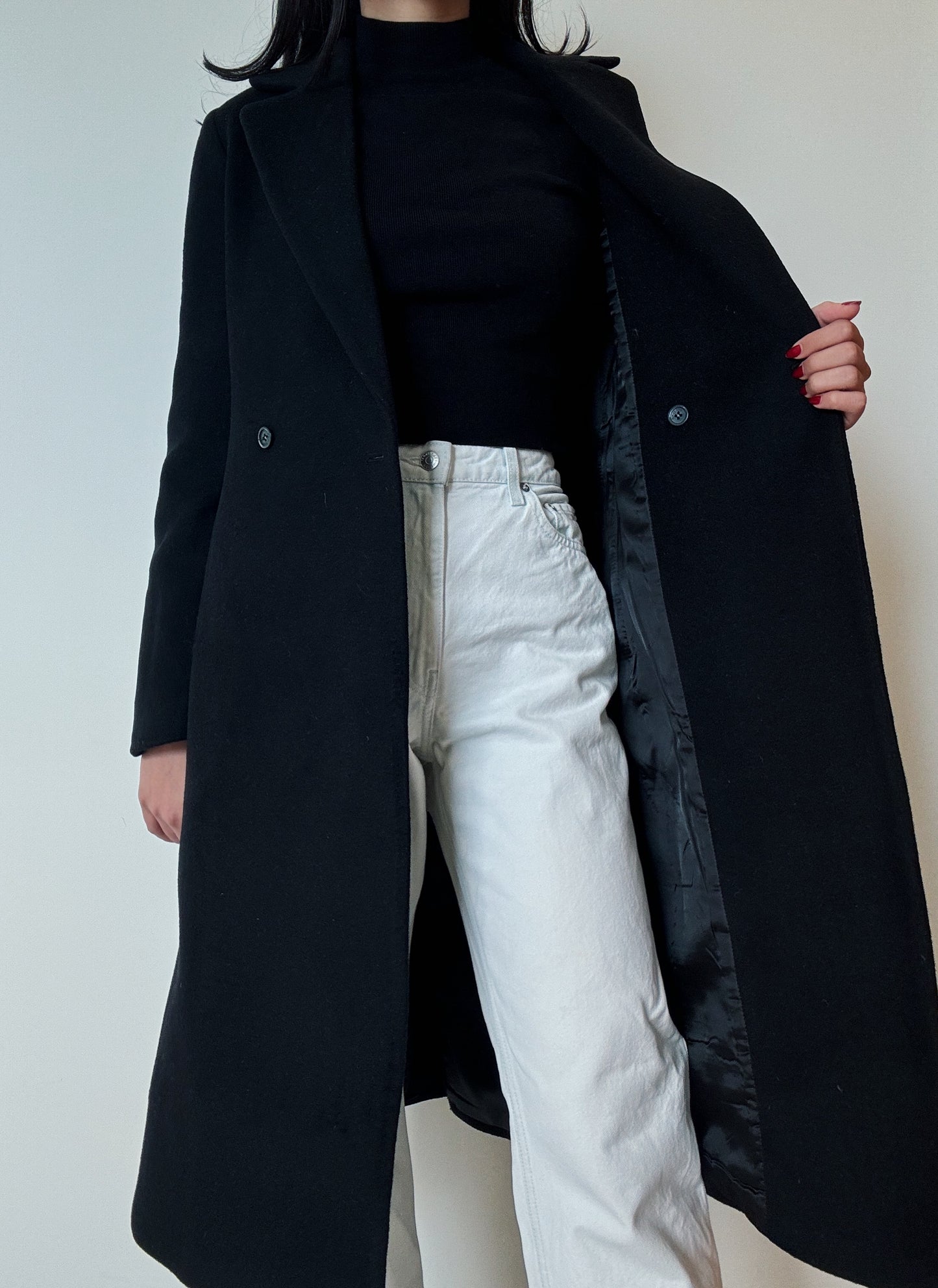 Black Classic Coat (70% Coat)