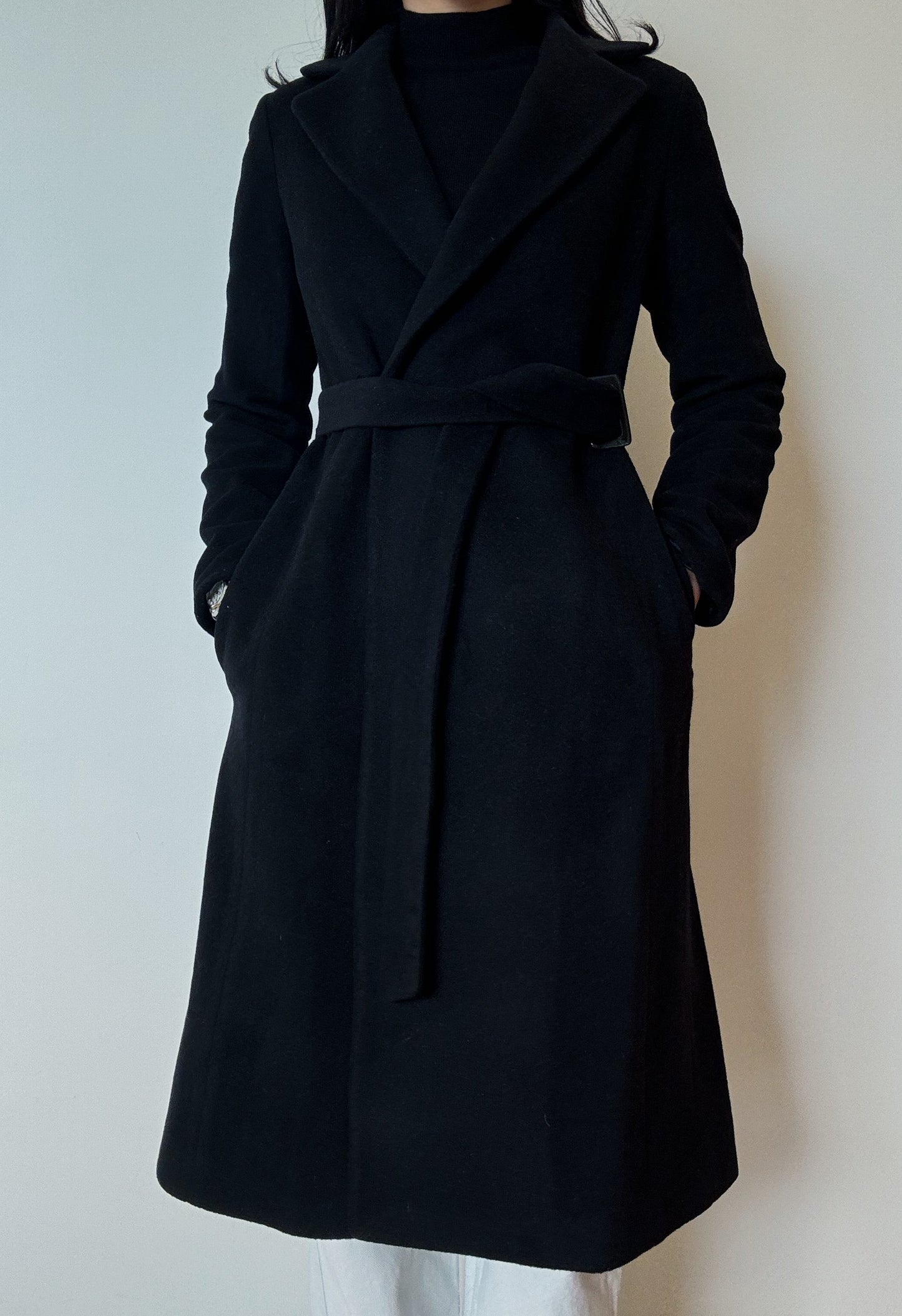 Black Classic Coat (70% Coat)