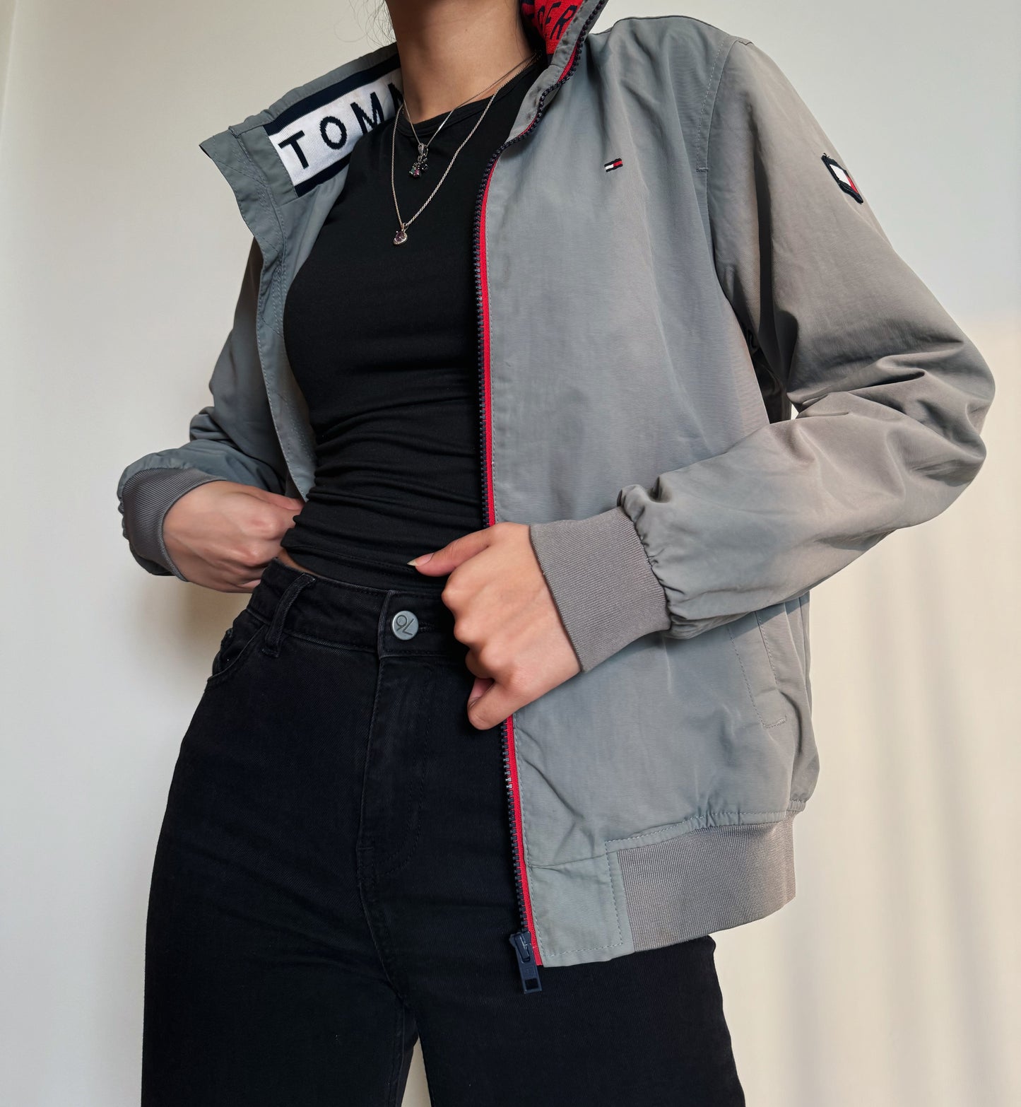 Tommy Hilfiger Grey Windbreaker