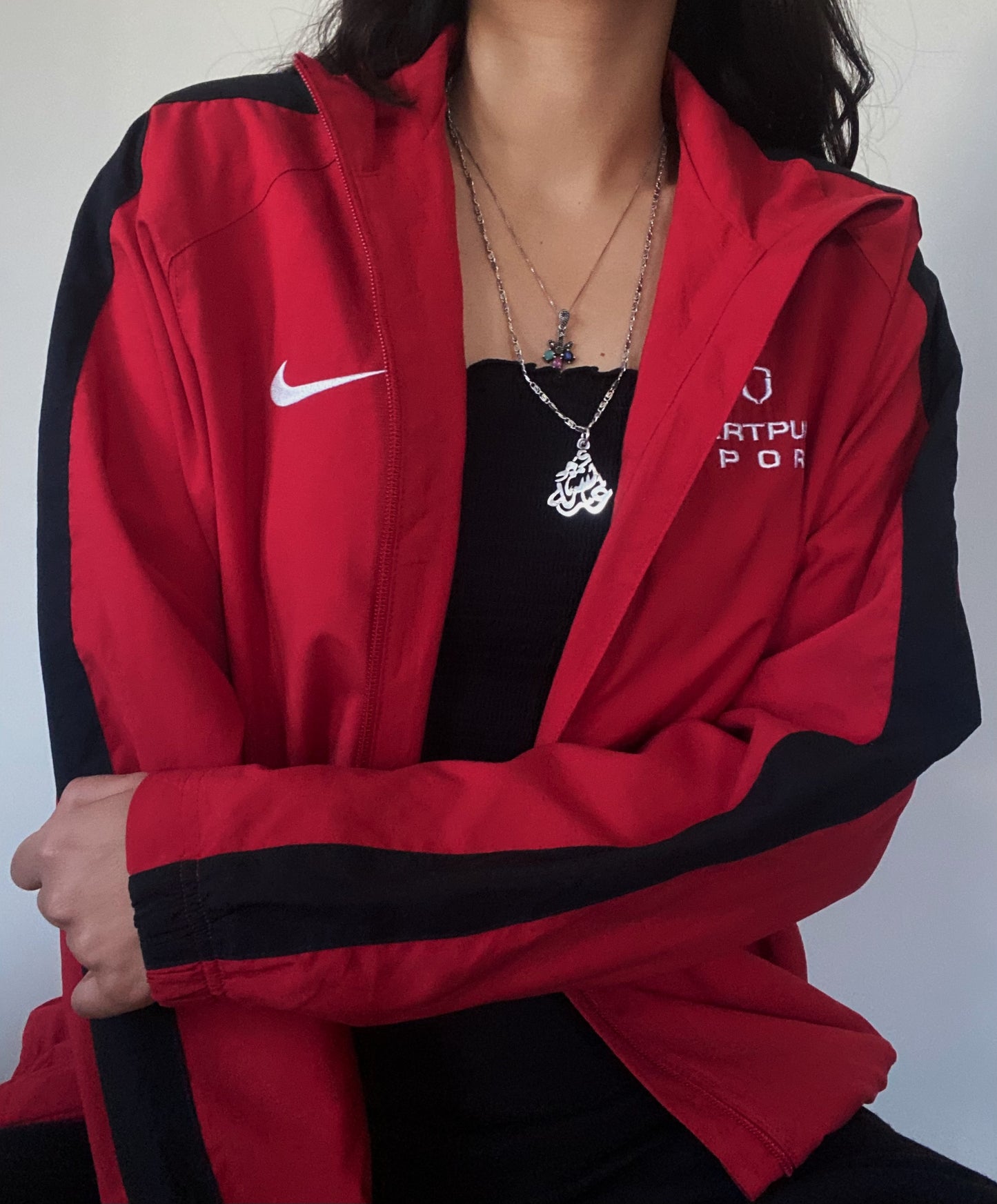 Nike Red Windbreaker