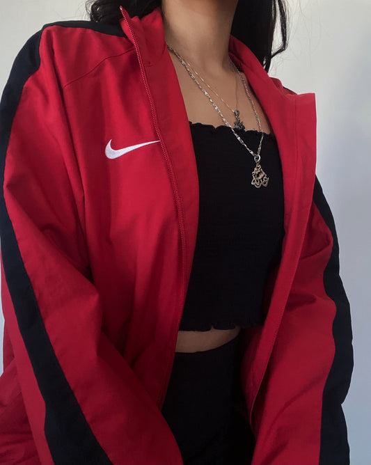 Nike Red Windbreaker